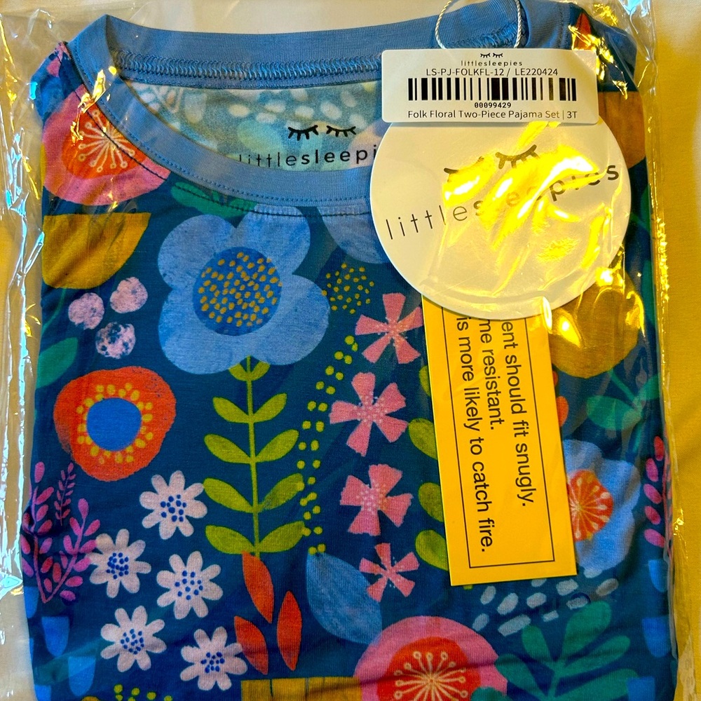 Little Sleepies Folk Floral
